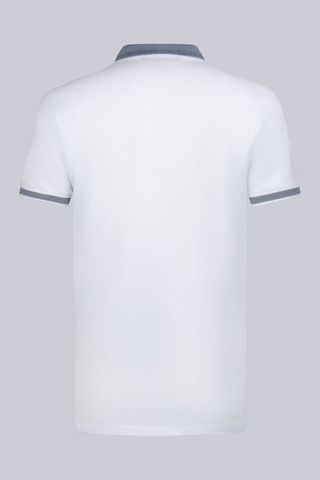 Beyaz Regular Fit 100% Pamuklu Polo Yaka Tişört