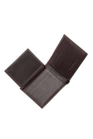 Kahverengi Kutulu %100 Hakiki Deri Erkek Cüzdan