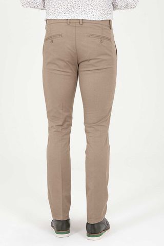 Yeşil Regular Fit Pamuklu Yandan Cep Kanvas Pantolon