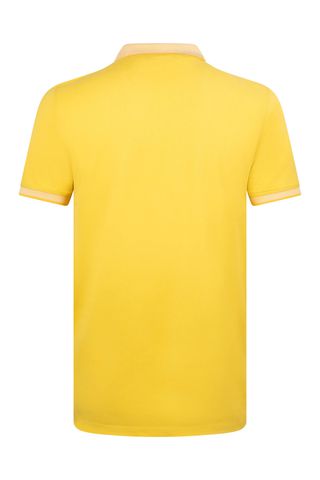Sarı Regular Fit 100% Pamuklu Polo Yaka Tişört